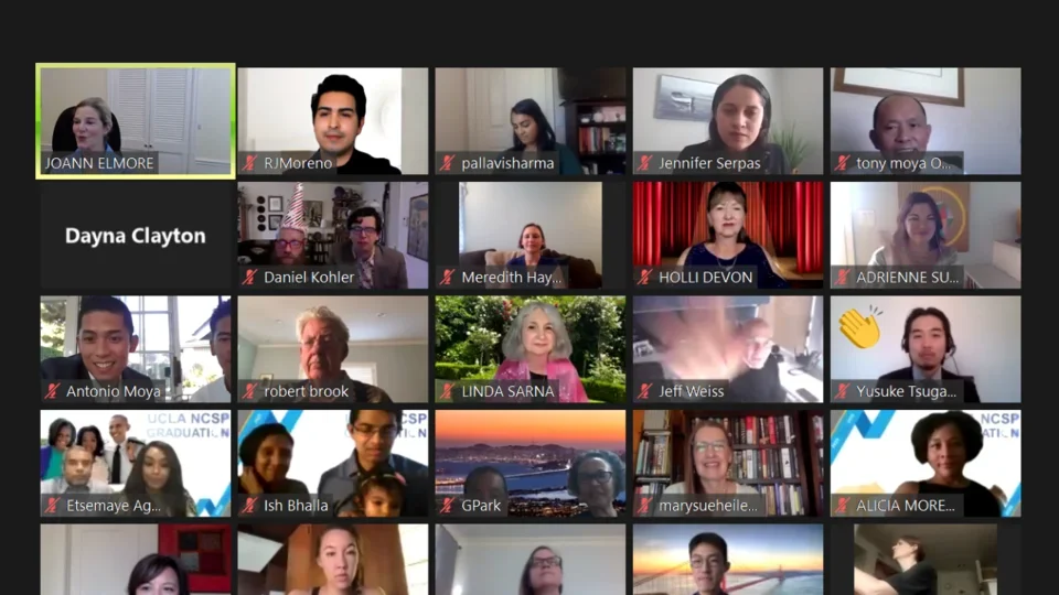 UCLA NCSP Zoom Graduation 2020