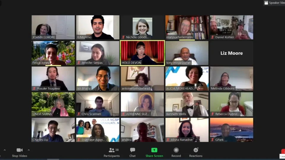 UCLA NCSP Zoom Graduation 2020