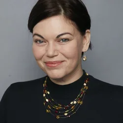 Headshot of Adrienne Martinez speaking at Women’s Leadership Conference